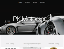 Tablet Screenshot of pk-motorsport.de